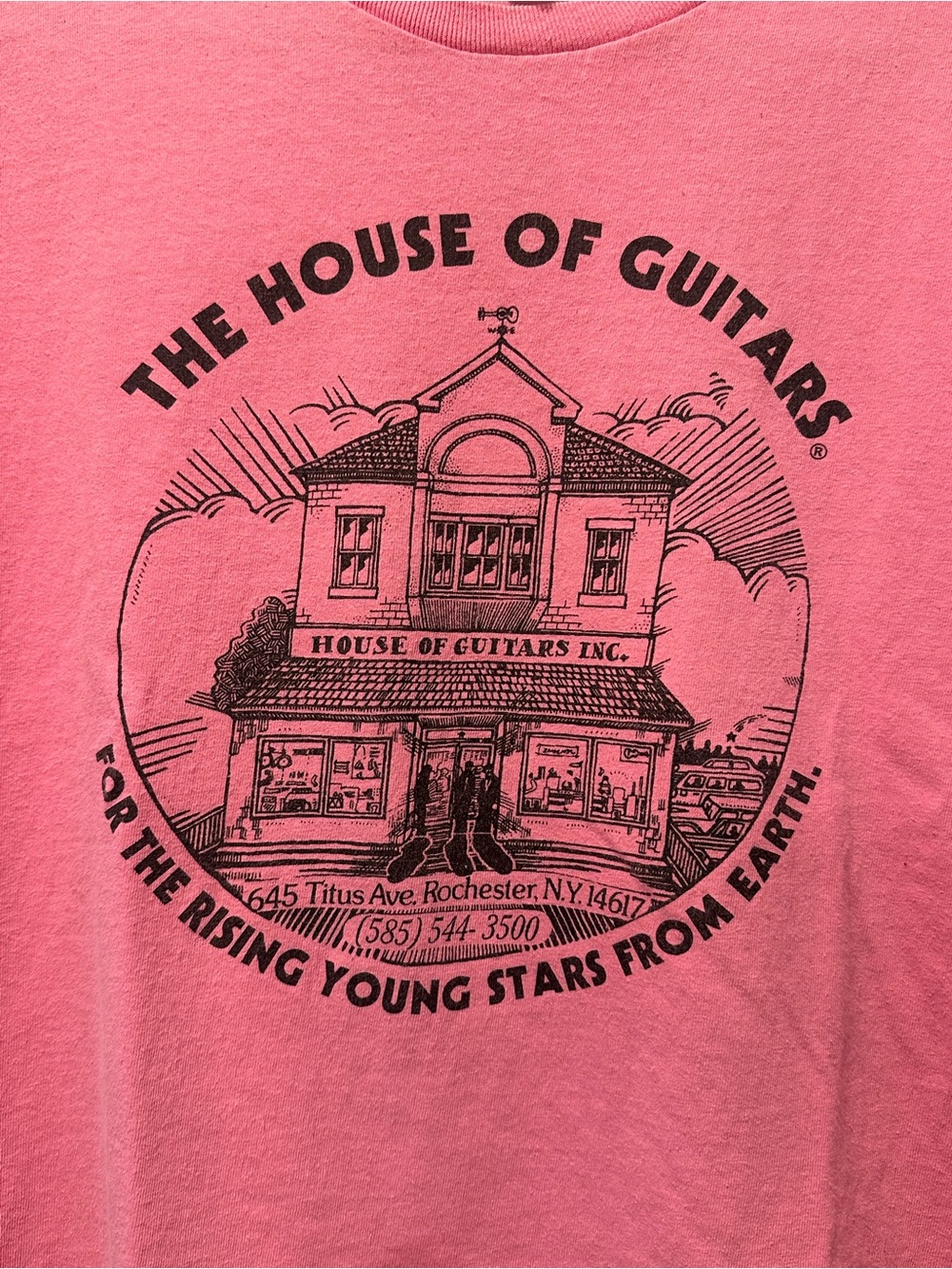 Vintage House of Guitars Rochester NY Graphic Tee